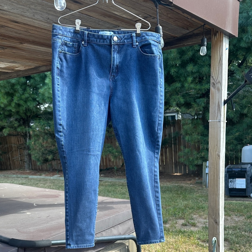 Lane Bryant Blue Ankle Jeans